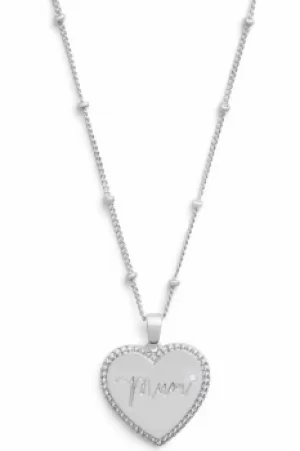 Mum Silver Necklace OBJLHN13