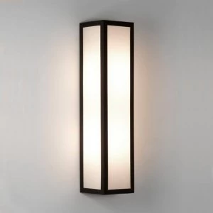 LED 1 Light Outdoor Wall Light Textured Black IP44