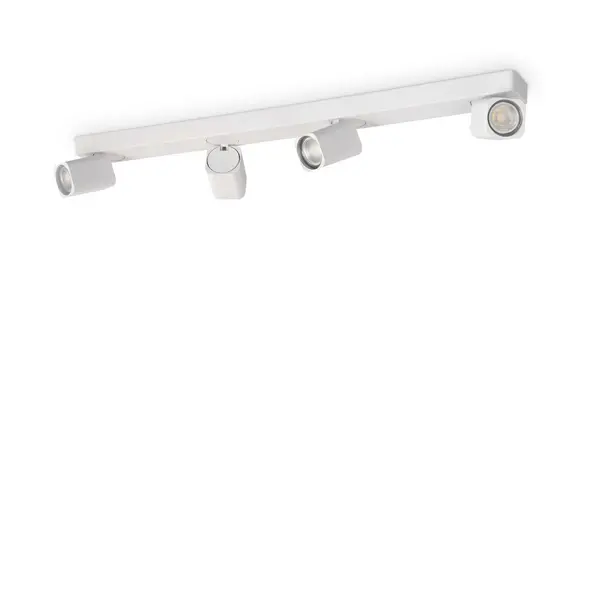 Rudy 4 Light Ceiling Spotlight Bar White