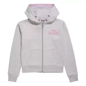 Jack Wills Zip Hoodies Infant Girls - Grey