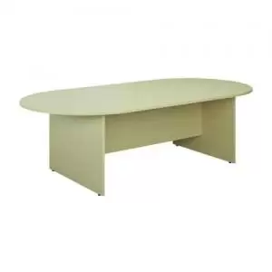 Jemini D-End Meeting Table 1800x1000x730mm Maple KF822660 KF822660