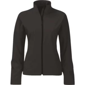 SSJL260 Womens Large Black Soft Shell Jacket