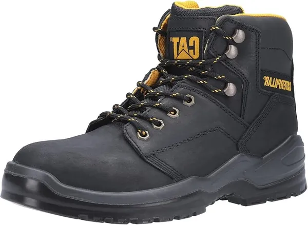 Caterpillar Mens Striver Lace Up Injected Safety Boots UK Size 13 (EU 47) BLACK CAT727-BLACK-13