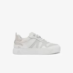 Lacoste Womens L002 Leather Trainers Size 4 UK White