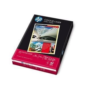 HP Colour Laser A4 160gsm Printer Paper Ream Wrapped White Pack of 250 Sheets