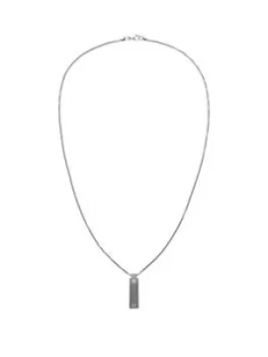 Tommy Hilfiger Screw Mens Necklace, Silver, Men