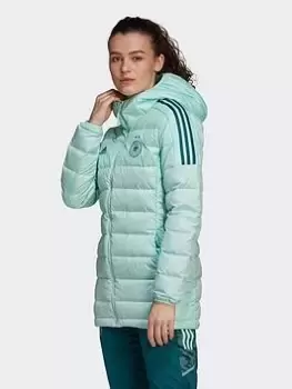 adidas Germany Winter Jacket, Light Green Size XS Women