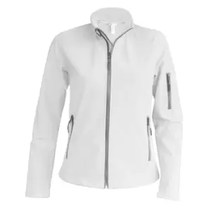 Kariban Womens/Ladies Soft Shell Jacket (XXL) (White)