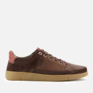 Barbour Mens Bilby Nubuck Trainers - Brown - UK 7