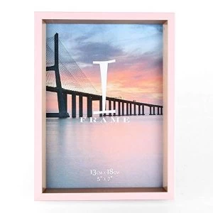 5" x 7" - iFrame Pink & Gold Photo Frame