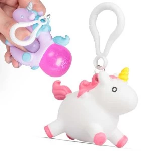 Pooing Unicorn Backpack Buddy Keyring