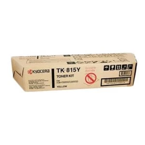 Kyocera TK-815Y Yellow Laser Toner Ink Cartridge Kit