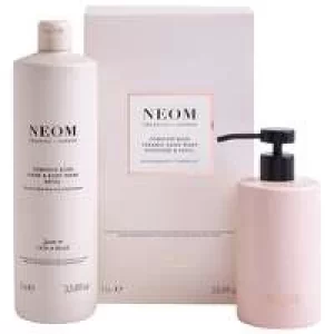 Neom Organics London Scent To Calm and Relax Complete Bliss Ceramic Hand Wash Dispenser and Refill 1000ml