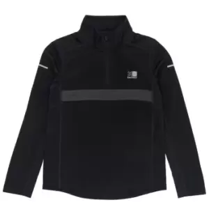 Karrimor Long Sleeve Zip Top Junior Boys - Black