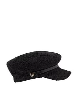 Dune London Fara Baker Boy Hat - Black