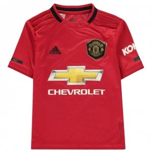 adidas Manchester United Home Shirt 2019 2020 Junior - RED