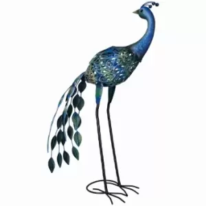 Luxform Peacock Solar Metal Figure 27196