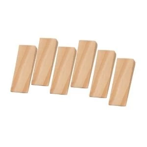 BQ Wood Door Wedge Pack of 6