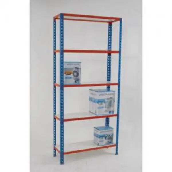 ESE Direct Melamine Faced Boltless Shelving, 175kg UDL per shelf, 6 shelves, 2000H x 900W x 300D mm 404232 Garage Shelving