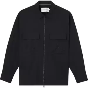 Calvin Klein Jeans Utility Zip-Through Overshirt - Black