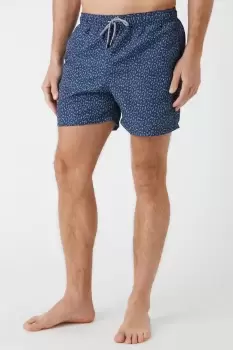 Navy Geo Swim Short