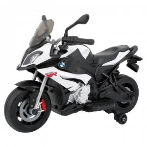 Rastar BMW Motorcycle 6V Ride on Bike - White