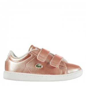 Lacoste Carnaby Evo V2 Trainers - Pink Metallic