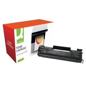 Q-Connect HP 36A Black Laser Toner Ink Cartridge