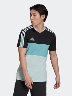 adidas Tiro Jersey, Black/Green Size XS Men