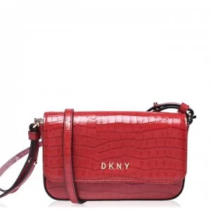 DKNY Demi Flip Crossbody Bag - Bright RED 8RD