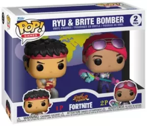 Fortnite Ryu & Brite Bomber - 2 Pack Figuren Funko Pop! multicolor