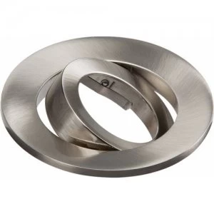 KnightsBridge Evolve Fire Rated Twist and Lock Downlight Tilt Trim Bezel - Brushed Chrome