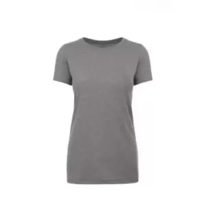 Next Level Womens/Ladies CVC T-Shirt (XL) (Dark Heather Grey)