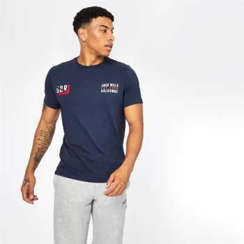 Jack Wills Stowbridge Graphic T-Shirt - Navy