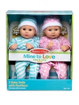 Melissa & Doug Mine To Love Luke & Lucy