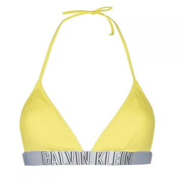 Calvin Klein Fixed Triangle Bikini Top - Celandine