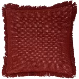 Furn Sienna Cushion Cover (One Size) (Brick Red)