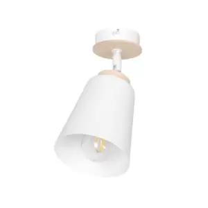 Atlas White Single Spotlight 1x E27