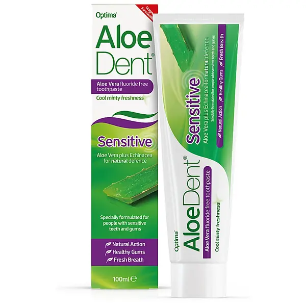 AloeDent Sensitive Fluoride Free ToothPaste 100ml