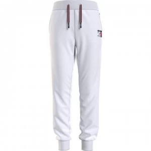 Tommy Hilfiger Flag Print Joggers - White YBR