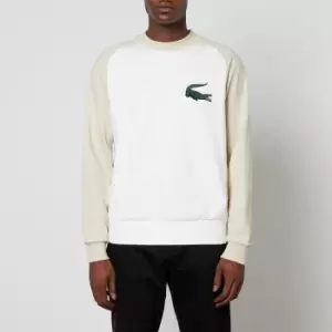 Lacoste Mens Robert Georges Croc Sweatshirt - Flour/Wood Shaving - 5/L