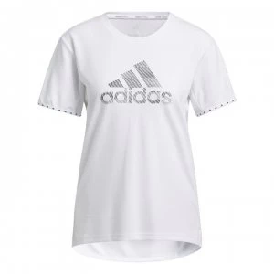 adidas Necessi Womens Tee Ladies - White/Black