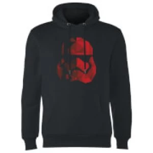 Star Wars Jedi Cubist Trooper Helmet Black Hoodie - Black - M