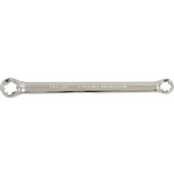 Kennedy-pro - Torx Double End Ring Spanner, Chrome Vanadium Steel, E14 X E18