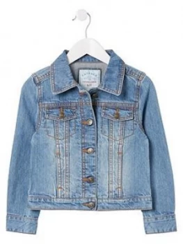 Fat Face Girls Denim Jacket - Blue