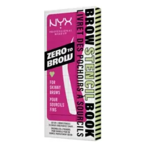 NYX Professional Makeup Zero-to-Brow Eyebrow Stencils Skinny