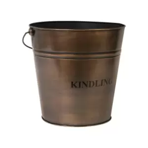 30cm Kindling Bucket Copper