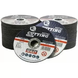 Cutting Disc Pack of 50 115 x 3mm 22mm Bore PTC/115C50 - Sealey