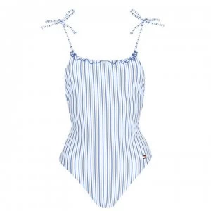 Tommy Bodywear Seer Sucker One Piece Swimsuit - SeersuckBlue0GY