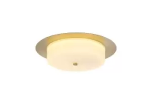 Ceiling, 18W LED, 3000K, 1080lm, IP44, Antique Brass, 3yrs Warranty